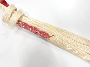 未使用品　正絹　手組帯締め